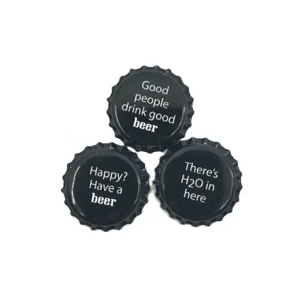 Korunový uzávěr 100 ks – s nápisem