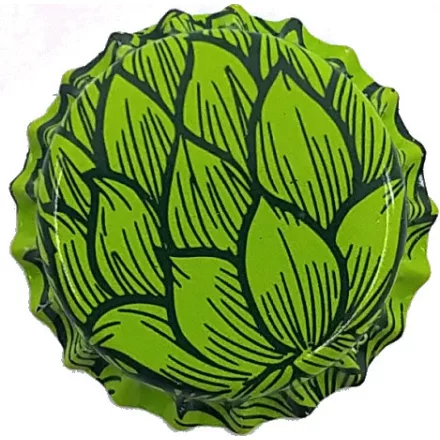 Korunový uzávěr 100 ks – s chmelovým šiškem