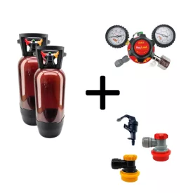 2x20L Polykeg Sodastream startovací sada – bez CO2 láhve