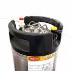 Kegland ball lock +  8 mm (5/16") rychlospojka – strana plynu (šedá-červená)