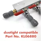 Kegland rozdělovač oxidu uhličitého 3cestný