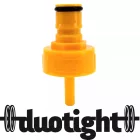 FermZilla Post plastová spojka žlutá / PET plnicí hlavice