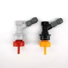 FermZilla Post plastová spojka žlutá / PET plnicí hlavice