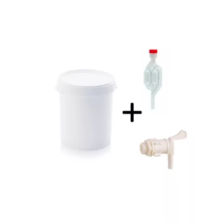 Kvasný kbelík s kohoutkem a hladinoměrem (20 l)