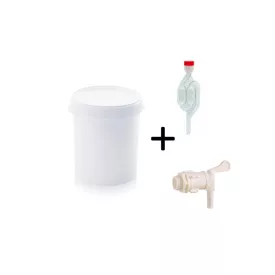 Kvasný kbelík s kohoutkem a výpustí (27 litrů)