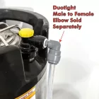 Duotight 8 mm-8 mm koleno samec-samice (5/16"-5/16")