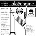 Alcoengine – měděná destilační věž
