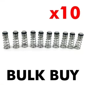 10 x ventil Ball Lock + pružina (rodinné balení)