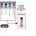 10 x ventil Ball Lock + pružina (rodinné balení)