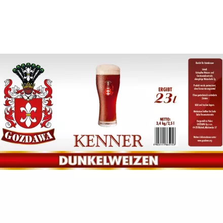 Gozdawa Expert Dunkelweizen Kit 23 l