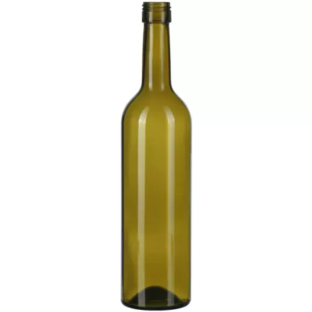 Bordoi láhev na víno 310 BVS se šroubovým uzávěrem – olivová – VÝPRODEJ